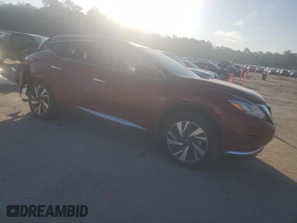 2016 Nissan Murano SL z VIN 5N1AZ2MG3GN110725, wystawiony jako Copart lot #53287025 z przebiegiem 109 379 mil mil oraz Szkoda całkowita • Salvage title. Historia ofert i sprzedaży dostępna na DreamBid. Obrazek 4.