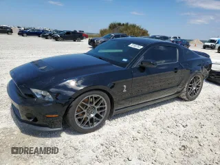 2011 Ford Mustang GT500 with VIN 1ZVBP8JS6B5159157, listed as a Copart auction lot 70190754 with 30,393 mi miles and Salvage Title. Bid and sale history available at carsss.com. Image 1.