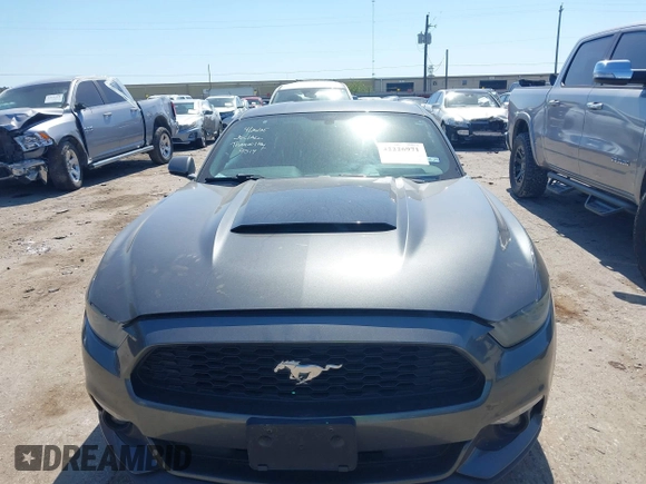 2015 Ford Mustang V6 with VIN 1FA6P8AM8F5329519, listed as a IAAI auction lot 42226971 with 108,730 mi miles and . Bid and sale history available at DreamBid. Image 12.