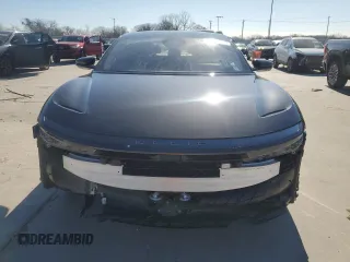 2024 Lucid Air Grand Touring with VIN 50EA1GBA4RA007729, listed as a Copart auction lot 42132885 with 5,276 mi miles and Salvage Title. Bid and sale history available at carsss.com. Image 5.