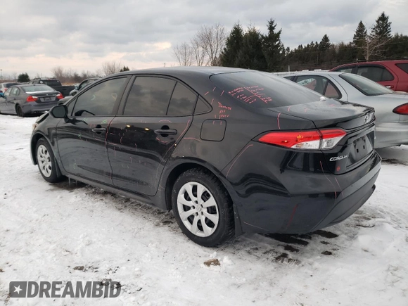 2021 Toyota Corolla L with VIN 5YFBPMBE3MP267133, listed as a Copart auction lot 89284135 with 59,498 mi miles and Salvage Title. Bid and sale history available at carsss.com. Image 2.