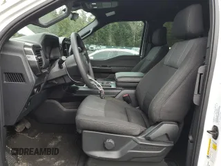 2024 Ford F-150 with VIN 1FTFX2L53RKD08080, listed as a Copart auction lot 43693095 with 4,381 mi miles and Salvage title. Bid and sale history available at DreamBid. Image 7.