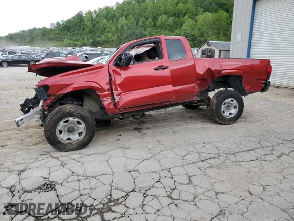 2021 Toyota Tacoma SR with VIN 3TYSX5EN6MT005023, listed as a Copart auction lot 55687625 with Not provided miles and Salvage title. Bid and sale history available at DreamBid. Image 1.