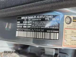 2012 Mercedes-Benz C 300 Sport с VIN WDDGF8BB6CA709434, выставлен на аукционе Copart как лот 63976735 с пробегом 119 658 миль миль и Списание • Salvage title. История ставок и продаж доступна на DreamBid. Изображение 12.