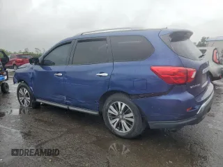 2017 Nissan Pathfinder S z VIN 5N1DR2MM1HC694901, wystawiony jako Copart lot #57759875 z przebiegiem 124 413 mil mil oraz Szkoda całkowita • Salvage title. Historia ofert i sprzedaży dostępna na DreamBid. Obrazek 2.