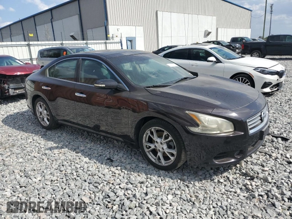 2013 Nissan Maxima S with VIN 1N4AA5APXDC813088, listed as a Copart auction lot 54798475 with 127,422 mi miles and Clean Title. Bid and sale history available at DreamBid. Image 4.