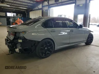 2025 BMW 3 Series M340i xDrive with VIN 3MW69FT03S8E94648, listed as a Copart auction lot 48561965 with 6,093 mi miles and Salvage Title. Bid and sale history available at carsss.com. Image 3.