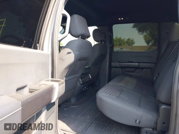 2021 Ford F-150 XL with VIN 1FTEW1CP6MFA09100, listed as a IAAI auction lot 42729047 with 27,593 mi miles and . Bid and sale history available at DreamBid. Image 8.