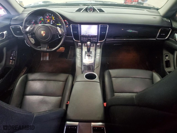 2014 Porsche Panamera with VIN WP0AA2A77EL005310, listed as a Copart auction lot 65953744 with 112,107 mi miles and Salvage Title. Bid and sale history available at carsss.com. Image 8.