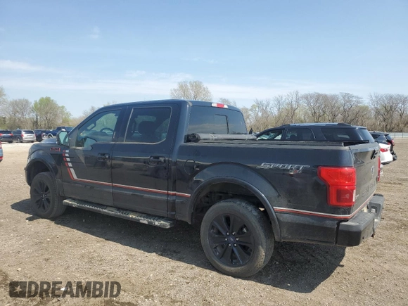 2019 Ford F-150 XL with VIN 1FTEW1E41KFA80964, listed as a Copart auction lot 53371845 with 146,739 mi miles and Salvage title. Bid and sale history available at DreamBid. Image 2.