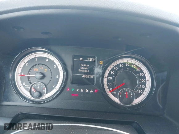 2019 Ram 1500 Classic Tradesman with VIN 1C6RR6FT0KS733813, listed as a IAAI auction lot 41618317 with 46,597 mi miles. Bid and sale history available at carsss.com. Image 7.