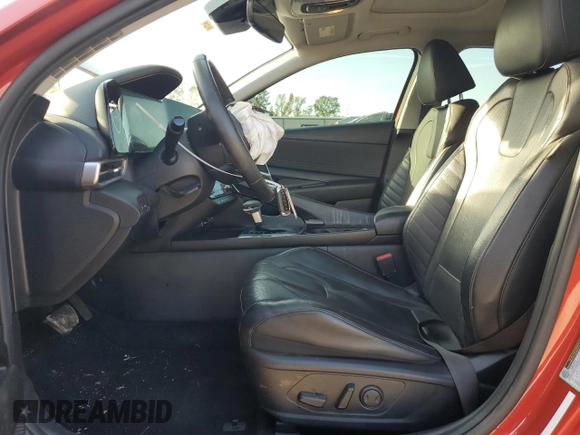 2021 Hyundai Elantra Limited with VIN KMHLP4AG2MU150603, listed as a Copart auction lot 79823994 with 48,899 mi miles and Salvage Title. Bid and sale history available at DreamBid. Image 7.