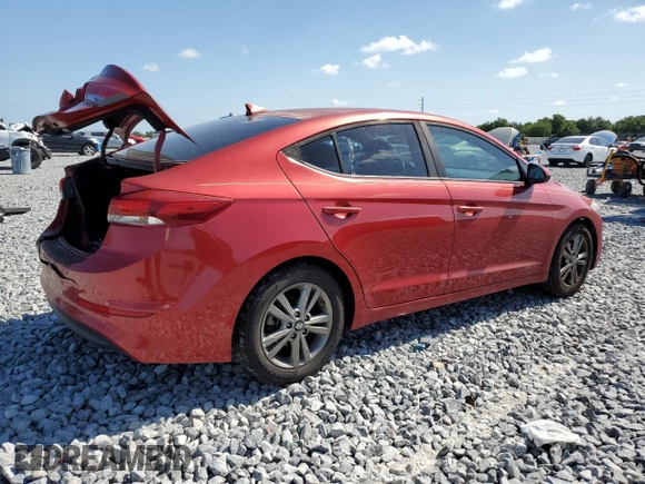 2018 Hyundai Elantra SEL with VIN 5NPD84LF5JH221874, listed as a Copart auction lot 54528095 with 76,122 mi miles and Salvage Title. Bid and sale history available at DreamBid. Image 3.