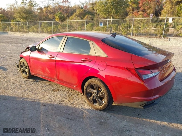 2023 Hyundai Elantra SEL with VIN KMHLM4AG0PU570440, listed as a IAAI auction lot 41467925 with 12,741 mi miles. Bid and sale history available at carsss.com. Image 3.