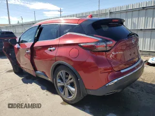 2020 Nissan Murano Platinum with VIN 5N1AZ2DS7LN156847, listed as a Copart auction lot 47846415 with Not provided miles and Salvage title. Bid and sale history available at DreamBid. Image 2.
