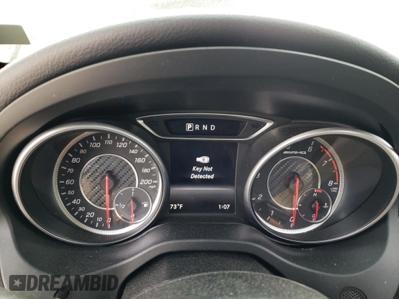 2017 Mercedes-Benz CLA 45 AMG with VIN WDDSJ5CB2HN455582, listed as a Copart auction lot 57314994 with Not Provided miles and Salvage Title. Bid and sale history available at DreamBid. Image 9.