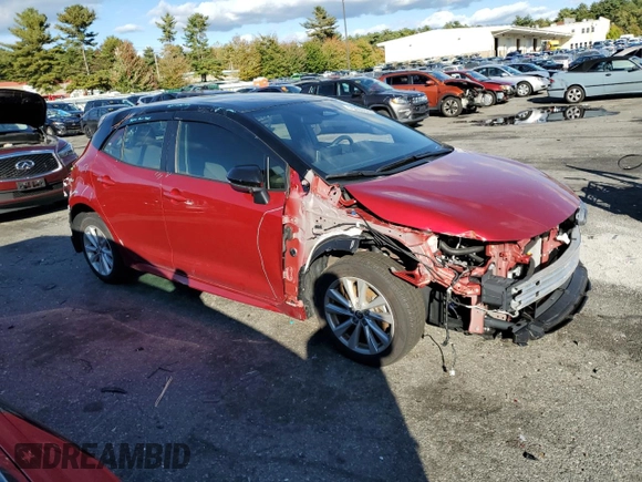 2023 Toyota Corolla Hatchback SE with VIN JTND4MBE5P3209065, listed as a Copart auction lot 75696844 with 27,013 mi miles and Non Repairable. Bid and sale history available at carsss.com. Image 4.