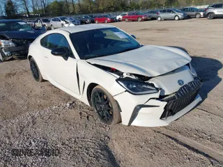 2023 Toyota GR86 Premium with VIN JF1ZNBE12P9759606, listed as a IAAI auction lot 41955685 with 27,028 mi miles. Bid and sale history available at carsss.com. Image 1.