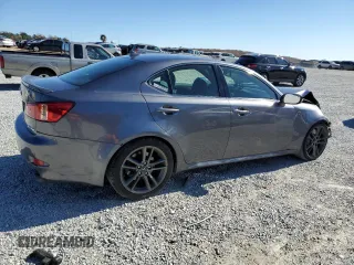 2012 Lexus IS 350 with VIN JTHBE5C28C5030213, listed as a Copart auction lot 82004624 with 97,987 mi miles and Salvage title. Bid and sale history available at DreamBid. Image 3.