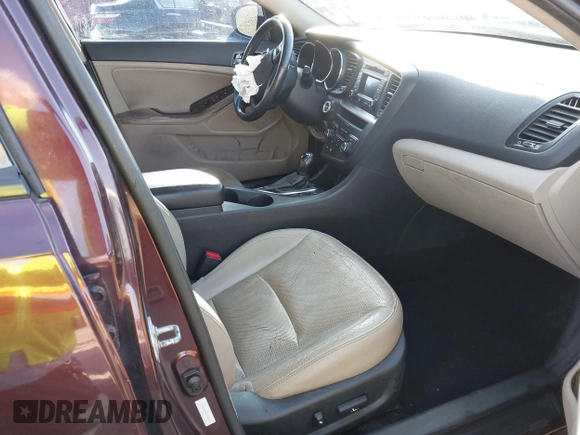 2012 Kia Optima EX with VIN 5XXGN4A74CG041804, listed as a IAAI auction lot 41152387 with 167,738 mi miles. Bid and sale history available at carsss.com. Image 5.