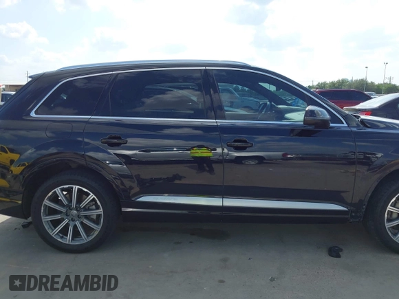2017 Audi Q7 Premium Plus with VIN WA1LAAF75HD047186, listed as a IAAI auction lot 42280297 with 85,492 mi miles and . Bid and sale history available at DreamBid. Image 14.