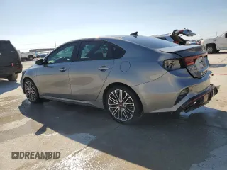 2022 Kia Forte GT with VIN 3KPF44AC1NE477341, listed as a Copart auction lot 45699225 with 77,120 mi miles and Clean Title. Bid and sale history available at carsss.com. Image 2.