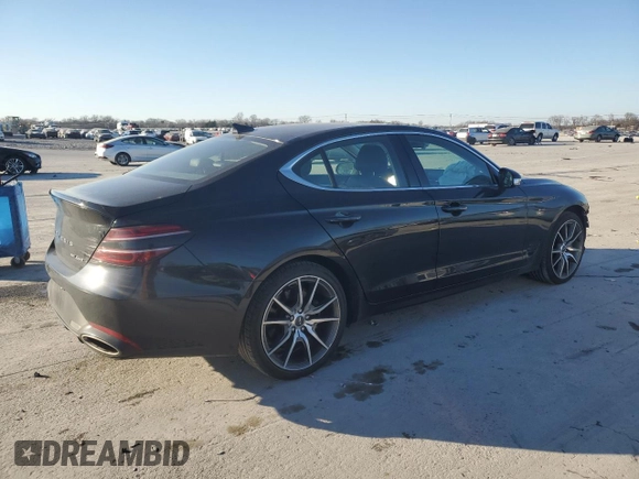 2022 Genesis G70 3.3T с VIN KMTG54TE9NU082441, выставлен на аукционе Copart как лот 88788925 с пробегом 42 223 миль миль и Списание • Salvage title. История ставок и продаж доступна на DreamBid. Изображение 3.