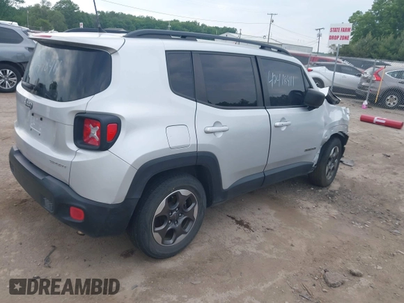 2017 Jeep Renegade Sport с VIN ZACCJAAB9HPE50588, выставлен на аукционе IAAI как лот 42418411 с пробегом 112 096 миль миль и . История ставок и продаж доступна на DreamBid. Изображение 4.