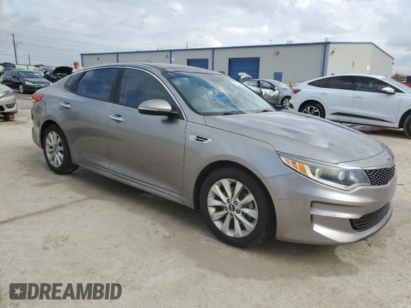2016 Kia Optima EX with VIN 5XXGU4L34GG068925, listed as a Copart auction lot 84933684 with 108,314 mi miles and Salvage Title. Bid and sale history available at carsss.com. Image 4.