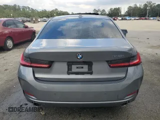 2024 BMW 3 Series 330i with VIN 3MW69FF07R8E53350, listed as a Copart auction lot 82477514 with 0 mi miles and Salvage Title. Bid and sale history available at carsss.com. Image 6.
