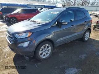 2020 Ford EcoSport SE with VIN MAJ3S2GE0LC361371, listed as a Copart auction lot 88689015 with 65,261 mi miles and Salvage Title. Bid and sale history available at carsss.com. Image 1.