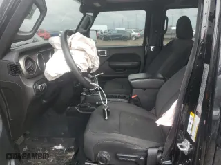 2020 Jeep Wrangler Unlimited Sport S with VIN 1C4HJXDN0LW117027, listed as a Copart auction lot 47604465 with 64,129 mi miles and Salvage Title. Bid and sale history available at carsss.com. Image 7.