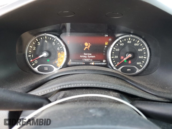 2016 Jeep Renegade Trailhawk with VIN ZACCJBCT9GPD54583, listed as a Copart auction lot 60826395 with 178,307 mi miles and Salvage title. Bid and sale history available at DreamBid. Image 9.