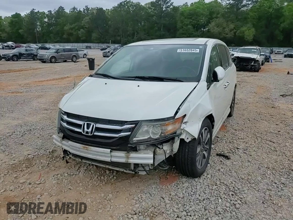 2016 Honda Odyssey Touring Elite with VIN 5FNRL5H91GB075591, listed as a Copart auction lot 51652045 with 126,965 mi miles and Salvage Title. Bid and sale history available at carsss.com. Image 12.