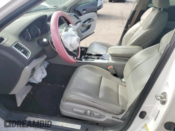 2017 Acura TLX Technology z VIN 19UUB1F58HA005393, wystawiony jako Copart lot #56002715 z przebiegiem 110 215 mil mil oraz Nie do naprawy • Non repairable. Historia ofert i sprzedaży dostępna na DreamBid. Obrazek 7.