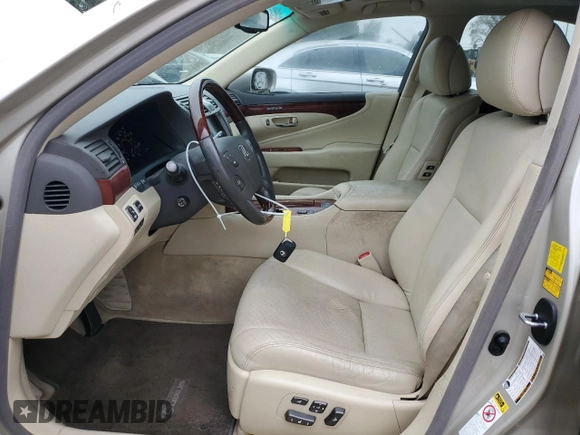 2011 Lexus LS 460 z VIN JTHBL5EF3B5104786, wystawiony jako Copart lot #51985255 z przebiegiem 50 005 mil mil oraz Szkoda całkowita • Salvage title. Historia ofert i sprzedaży dostępna na DreamBid. Obrazek 7.