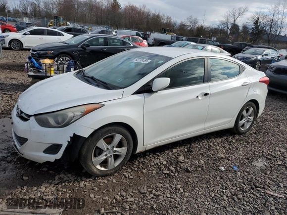 2013 Hyundai Elantra Limited with VIN 5NPDH4AE3DH341980, listed as a Copart auction lot 50738465 with 179,913 mi miles and Salvage Title. Bid and sale history available at DreamBid. Image 1.