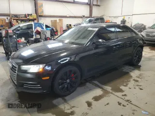 2017 Audi A4 Premium with VIN WAUANAF47HN025897, listed as a Copart auction lot 87798815 with 107,781 mi miles and Salvage title. Bid and sale history available at DreamBid. Image 1.