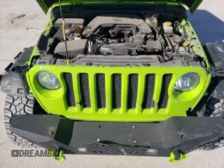 2021 Jeep Wrangler Unlimited Sport S with VIN 1C4HJXDGXMW830164, listed as a Copart auction lot 47892245 with 59,369 mi miles and Salvage Title. Bid and sale history available at carsss.com. Image 11.