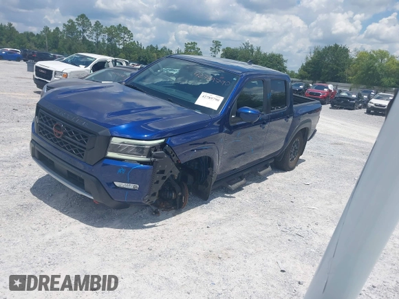 2022 Nissan Frontier Pro-4X z VIN 1N6ED1EK3NN634775, wystawiony jako IAAI lot #42789790 z przebiegiem 25 453 mil mil oraz . Historia ofert i sprzedaży dostępna na DreamBid. Obrazek 18.