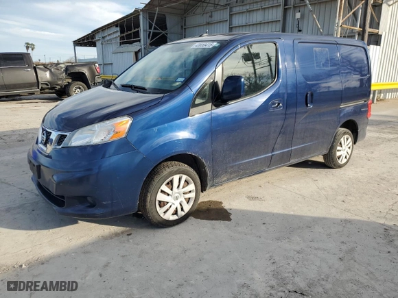 2013 Nissan NV200 SV with VIN 3N6CM0KNXDK695271, listed as a Copart auction lot 43658415 with 160298 miles and Clean Title. Bid and sale history available at carsss.com. Image 1.