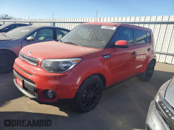 2017 Kia Soul + with VIN KNDJP3A5XH7458840, listed as a Copart auction lot 47690695 with 94,499 mi miles and Clean Title. Bid and sale history available at carsss.com. Image 1.