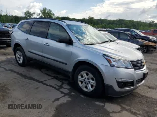 2017 Chevrolet Traverse LS with VIN 1GNKRFKD8HJ354654, listed as a Copart auction lot 63557974 with 137,467 mi miles and Clean Title. Bid and sale history available at carsss.com. Image 4.