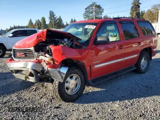 2001 GMC Yukon SLT with VIN 1GKEK13T11R157503, listed as a Copart auction lot 73801274 with 0 mi miles and Salvage Title. Bid and sale history available at carsss.com. Image 1.