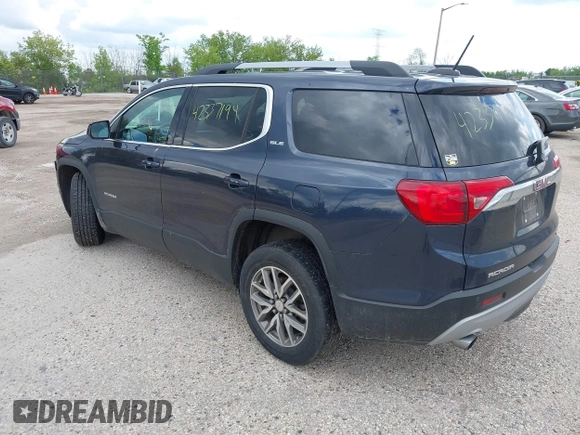 2018 GMC Acadia SLE z VIN 1GKKNSLS7JZ219039, wystawiony jako IAAI lot #42337194 z przebiegiem 136 297 mil mil oraz . Historia ofert i sprzedaży dostępna na DreamBid. Obrazek 3.