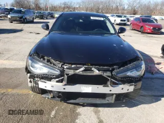 2018 Alfa Romeo Giulia Ti Sport with VIN ZARFAEEN1J7571312, listed as a Copart auction lot 38527643 with 51,266 mi miles. Bid and sale history available at carsss.com. Image 5.