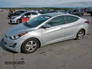 2015 Hyundai Elantra SE with VIN 5NPDH4AE1FH633940, listed as a Copart auction lot 50836225 with 123,087 mi miles and Salvage Title. Bid and sale history available at carsss.com. Image 1.