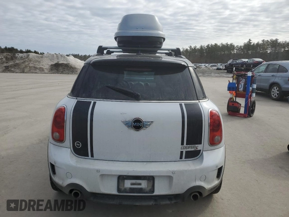 2012 MINI Countryman S with VIN WMWZC5C58CWM13141, listed as a Copart auction lot 48894185 with 128,291 mi miles and Salvage Title. Bid and sale history available at DreamBid. Image 6.