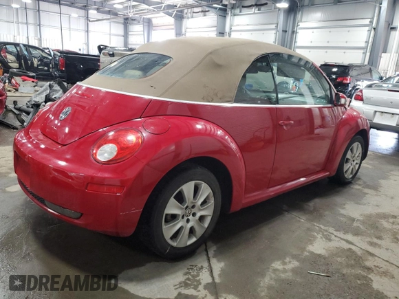 2009 Volkswagen Beetle S with VIN 3VWRG31YX9M400423, listed as a Copart auction lot 45750915 with 113,410 mi miles and Salvage title. Bid and sale history available at DreamBid. Image 3.