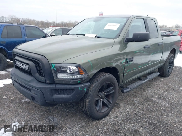 2021 Ram 1500 Classic Warlock with VIN 1C6RR7GG1MS531086, listed as a IAAI auction lot 41240331 with 42,593 mi miles. Bid and sale history available at carsss.com. Image 17.